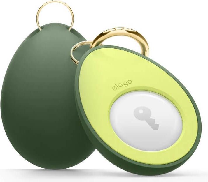 Actual product image Elago Avocado Case for AirTag