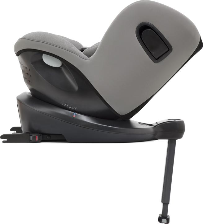 Productafbeelding Joie i-Spin 360 - i-Size  0-18 kg draaibaar autostoeltje | Grijs flanel (Reboarder, ECE R129/i-Size standaard)