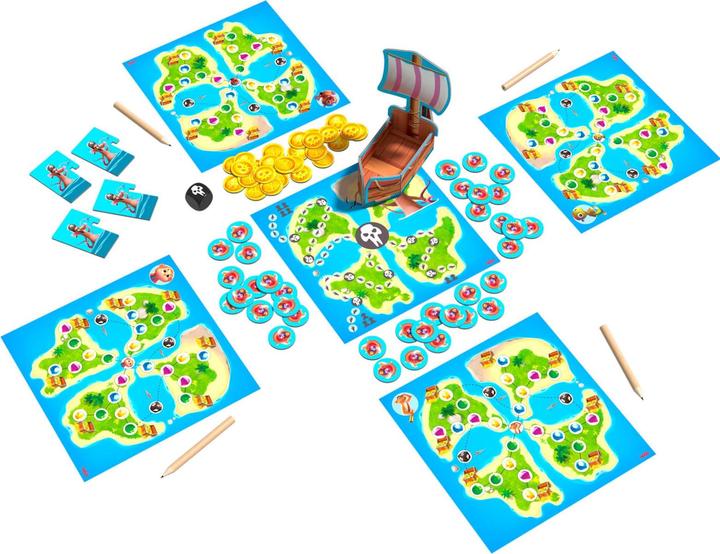Actual product image Haba Treasure map Ahoy! (English, German)