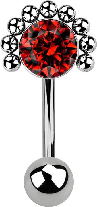 Produktbild Star Piercing Flared Tunnel vergoldet Baum des Lebens (Messing)