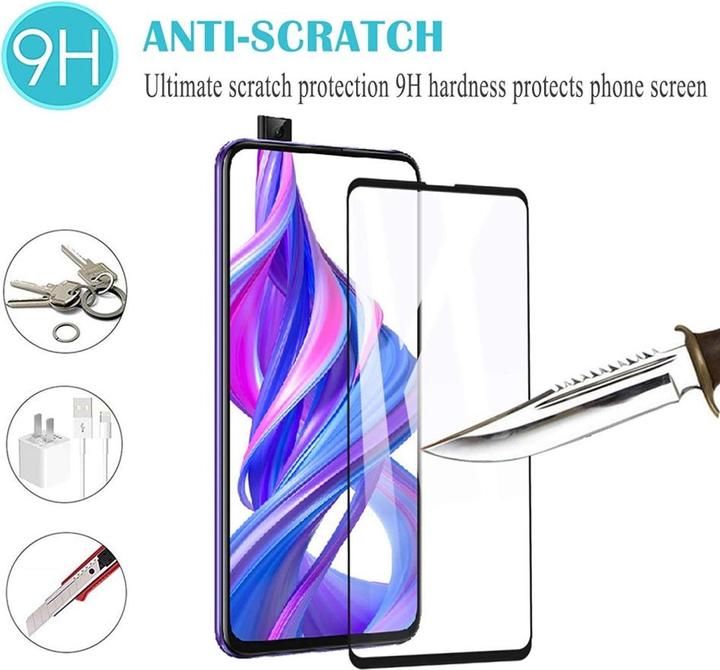 Produktbild Screenguard Honor 9X Full Screen Panzerglas Schutzfolie 2.5D 9H (1 Stück, Honor 9X)