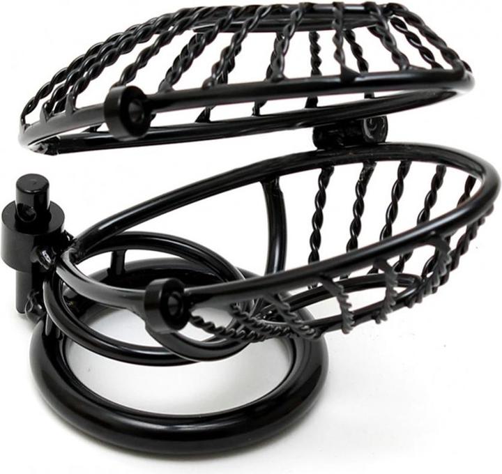 Image du produit Rimba Dispositif de chasteté mâle en métal avec 2 padlocks