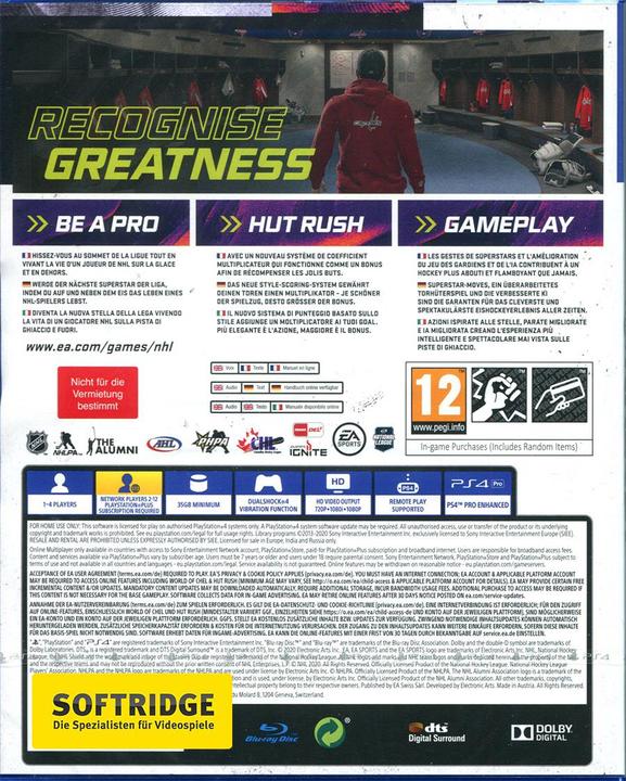 Actual product image EA Games NHL 21 (PS4, EN)