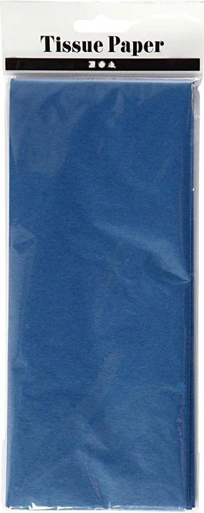 Produktbild Creativ Company Seidenpapier Blau 10 Blatt 14 gr, 50x70cm (14 g/m², 10 x)