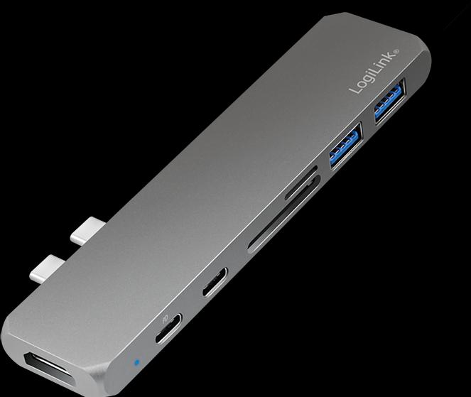 LogiLink USB 3.2 (Gen 1) Docking Station (USB-C, 7 Ports)