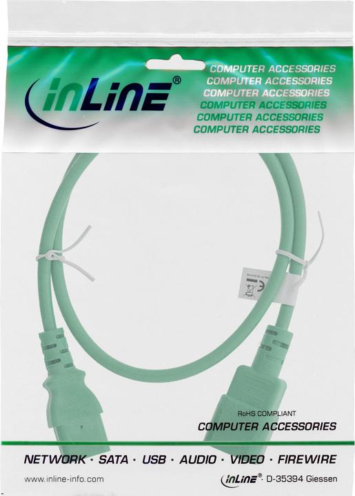 Produktbild InLine Kaltgeräteverlängerung (1.50 m, C14, C13)