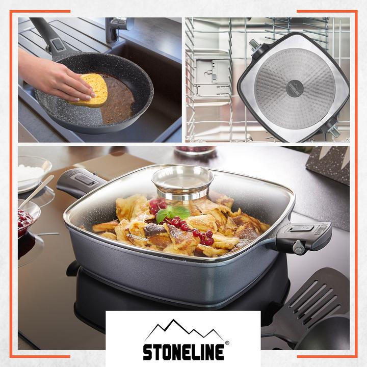 Produktbild Stoneline Imagination PLUS Schmorpfanne 28cm (28 cm, Bratpfanne, Aluminium)