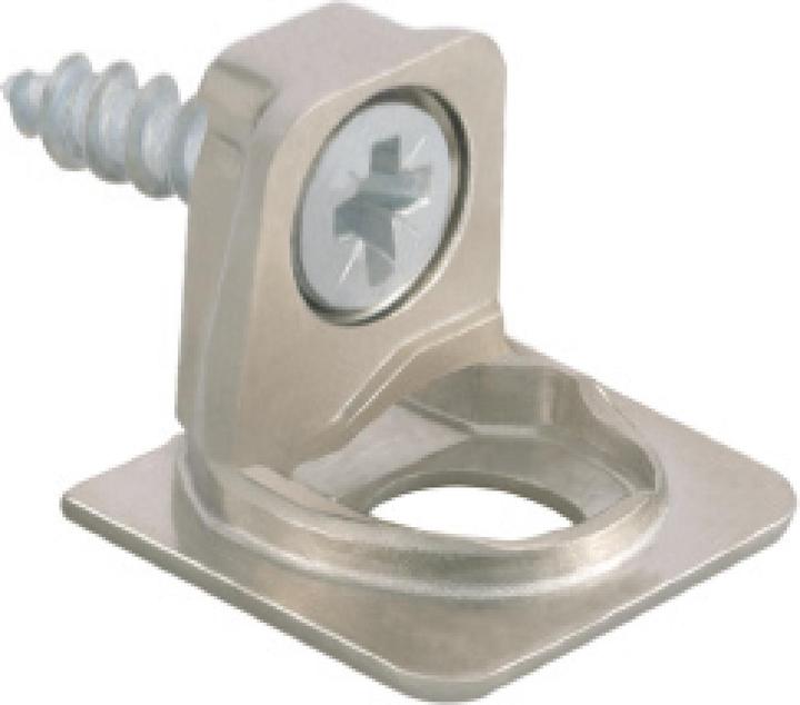 Produktbild Italiana Ferramenta Tablar-Bodenträger PK2 Anschrauben Tablarstärke 16 mm ø 3 mm Zinkdruckguss vern. (10 Stk.)