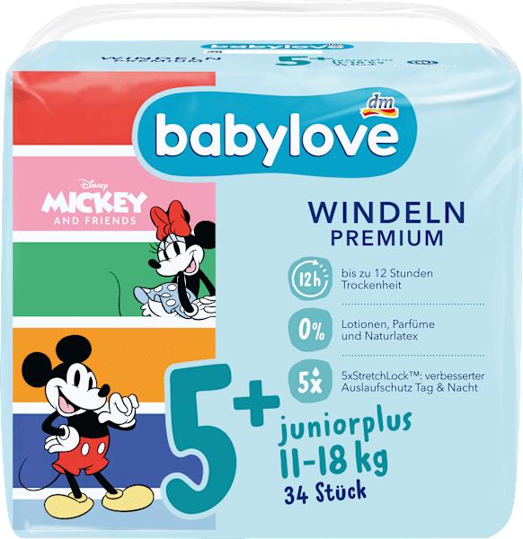 Image du produit dm babylove Premium-Windeln (Taille 5+, Pack, 34 pièce(s))