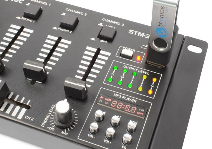 Actual product image Skytec DJ mixer STM-3020B (Clubmixer)