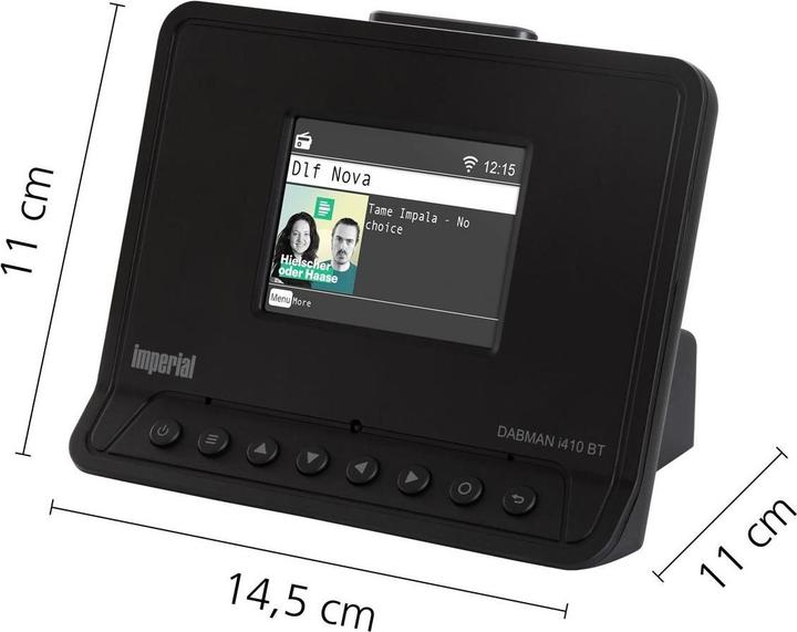 Actual product image Imperial Dabman i410 BT (Web radio, DAB+, VHF, FM, Bluetooth, Wi-Fi)