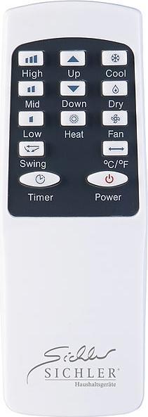 Immagine prodotto Sichler Condizionatore d'aria mobile con funzione di riscaldamento, 12.000 BTU/h, 3.500 Watt (55 m², 11942.50 BTU/h)