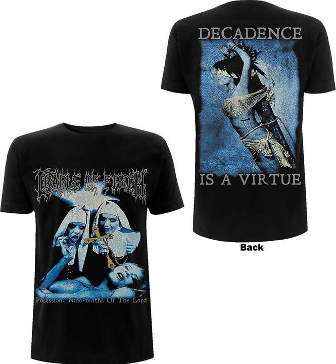 Cradle Of Filth Decadence Back Print (M)
