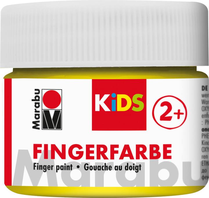 Image du produit Marabu Peinture au doigt (Jaune, Vert, Bleu, Rouge, 100 ml)