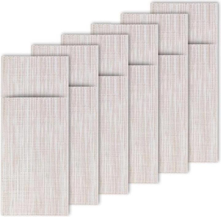 Image du produit Saleen Pochettes à couverts 'Uni' set de 6 (6 pcs)