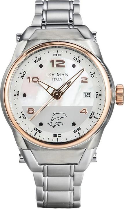 Locman Italy Damenuhr Mare Ref: 0558M14R (Analoguhr, 39 mm)