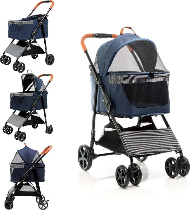 Produktbild Fudajo 2in1 Haustierwagen (Hund, Faltbar, Atmungsaktiv)