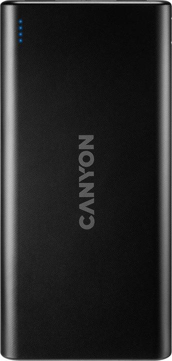 Produktbild Canyon PB-106 Akkuladegerät Lithium Polymer (LiPo) 10000 mAh Schwarz (10000 mAh, 37 Wh)
