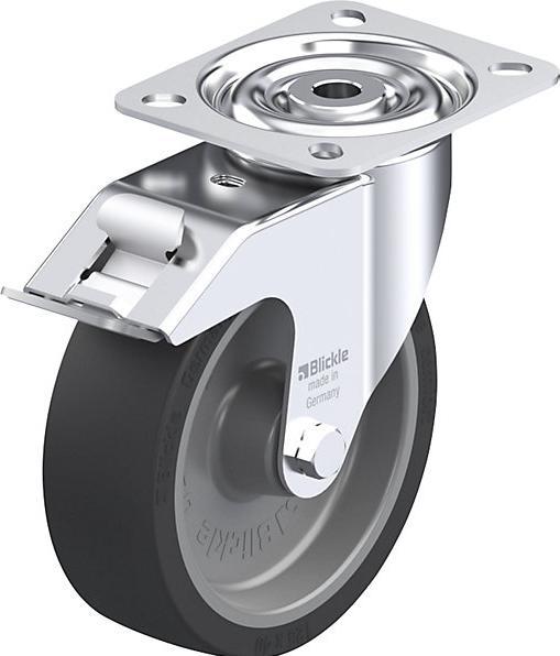 Image du produit kaiserkraft Roulette pivotante en tôle d'acier LI-POSI-FI