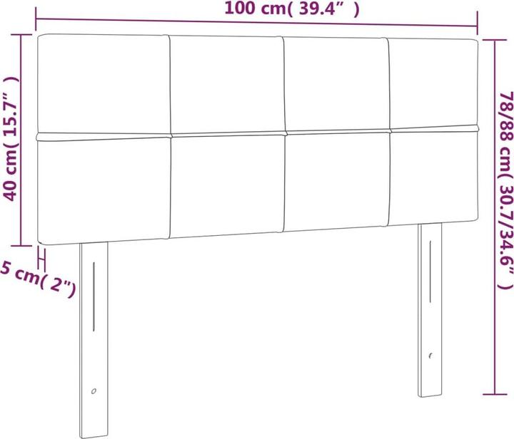 Produktbild VidaXL Brynleigh (80 x 5 x 128 cm)