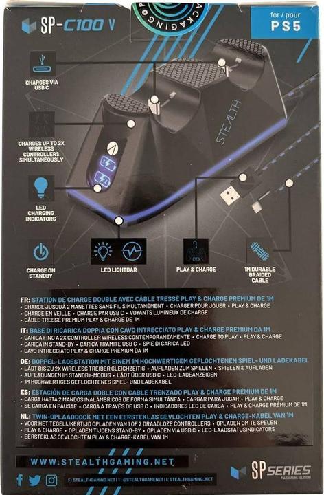 Immagine prodotto Stealth SP-C100V Doppio dock di ricarica (PS5)