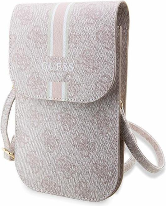 Immagine prodotto Guess Borsa telefonica con strisce stampate in PU 4G - rosa