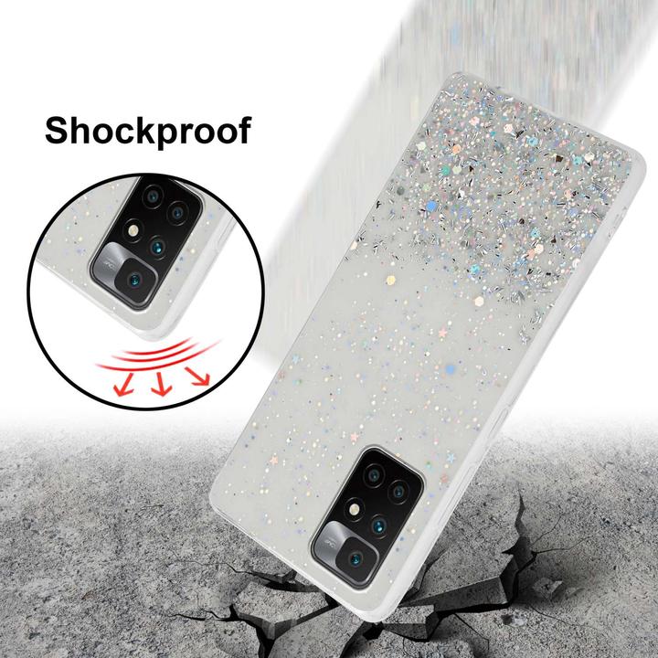 Actual product image Cadorabo TPU Cover with Glitter for Xiaomi RedMi 10 (Xiaomi Redmi 10)