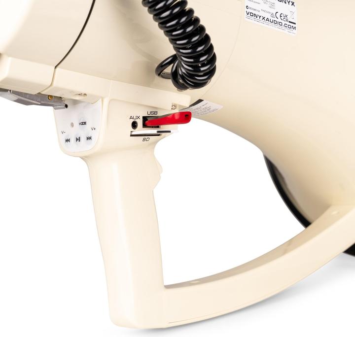 Image du produit Vonyx Megaphon MEG120, Nennleistung: 120 W, Prinzip: Aktiv (Porte-voix)