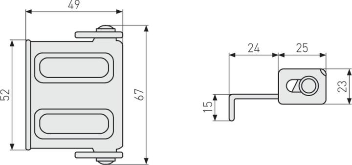 Actual product image Abus SW1 B