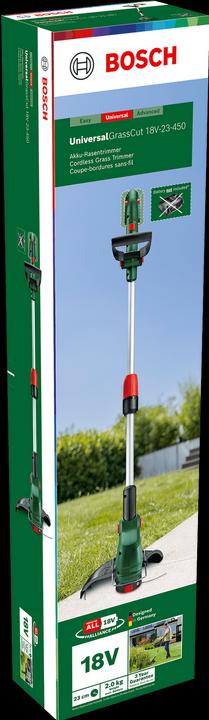 Produktbild Bosch Home & Garden Akku-Rasentrimmer UniversalGrassCut 18V-26-500 Solo (Trimmfaden)
