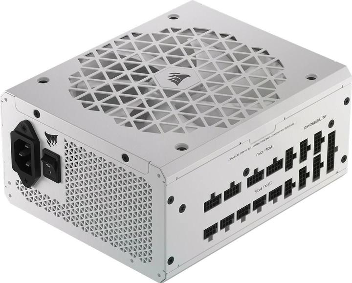 Produktbild Corsair RMx Shift White Series, RM1200x Shift White, 1200 Watt, 80 PLUS GOLD Certified, Fully Modular Power (1200 W)
