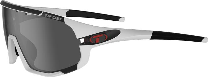 Actual product image Tifosi Optics sled sunglasses (Matt white, Smoke, Clear, Ac Red)