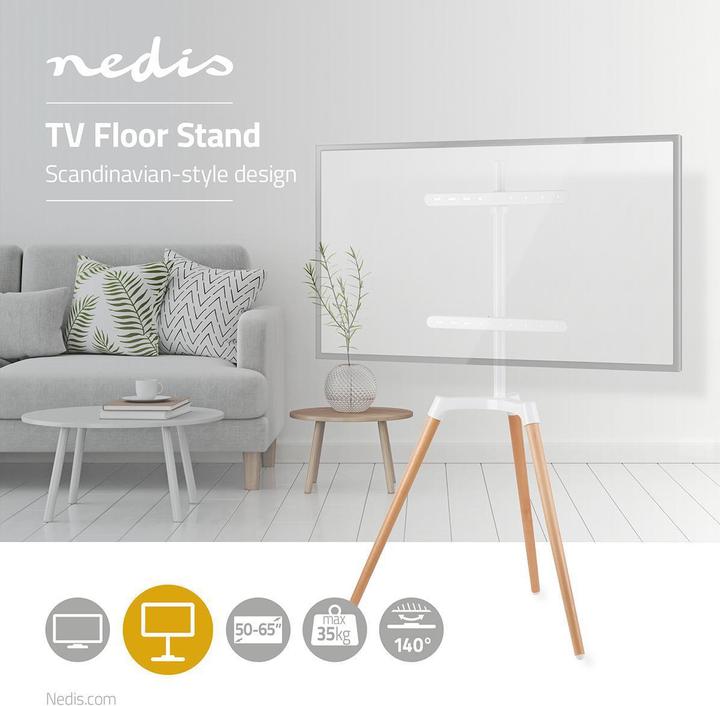 Immagine prodotto Nedis Supporto da pavimento per TV 50 - 65" Peso massimo dello schermo supportato: 35 kg Design (65", 35 kg)