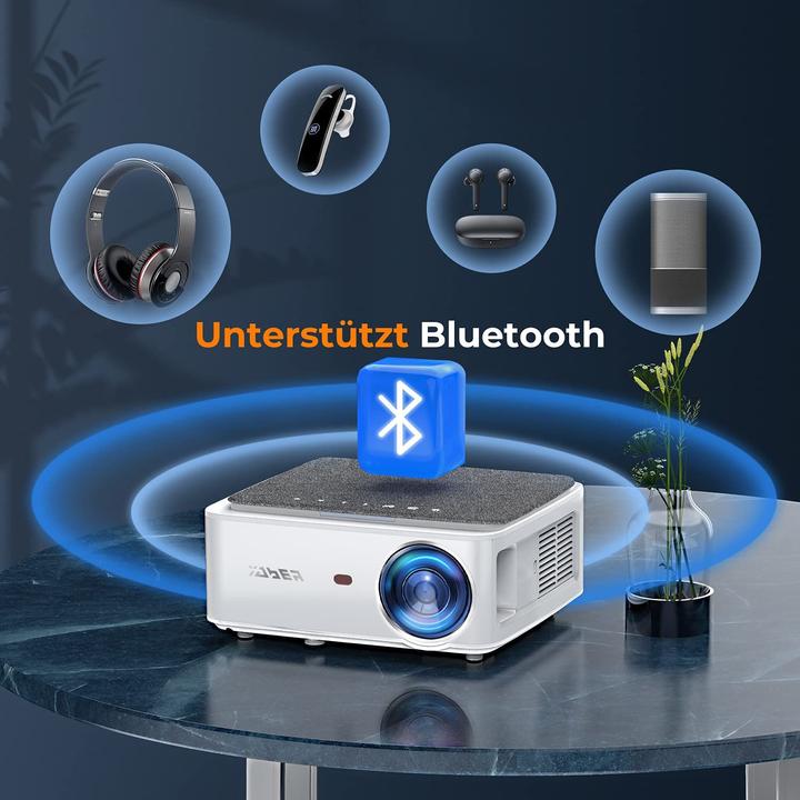 Image du produit Yaber Projecteur de home cinéma V6 (Full HD, 8500 lm, 1.5:1)