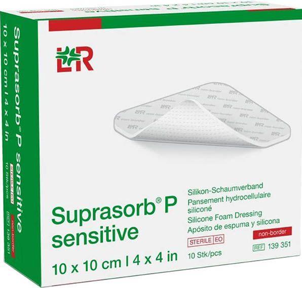 Produktbild Suprasorb P sensitive non-border 10x10cm (10 x)