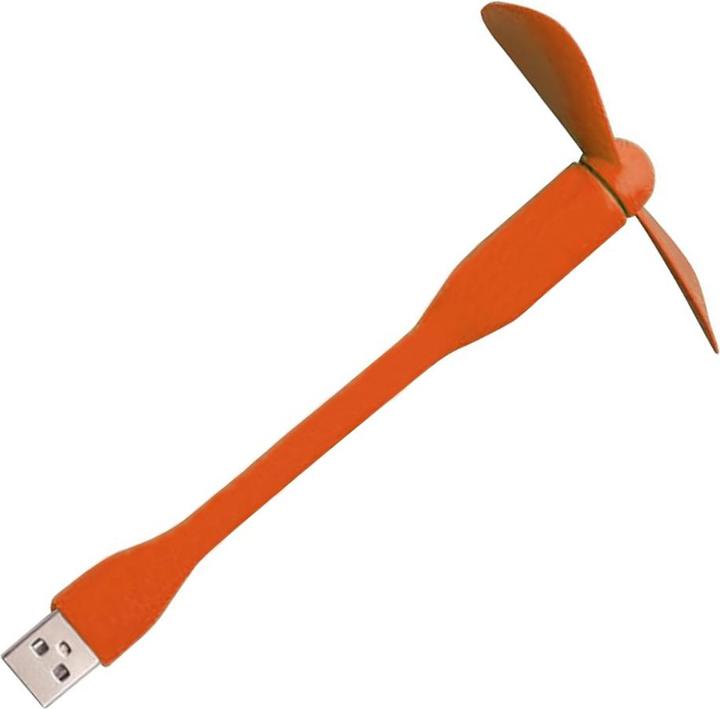 Produktbild Techsuit - Mini USB Fan (TUF1) - Portable, Flexible, Bendable, 5V - Orange