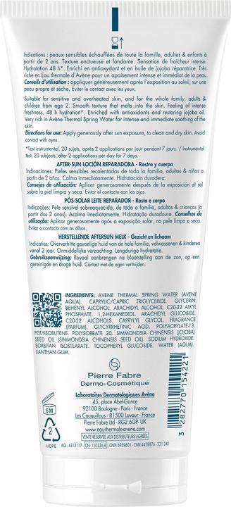 Actual product image Avène After Sun Repairing Lotion (200 ml, After Sun Lotion)