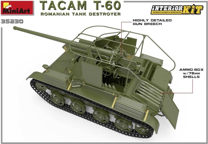 Immagine prodotto Mini art Carro armato rumeno Tacam T-60. Kit interno