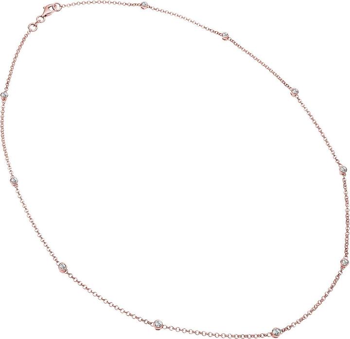 Immagine prodotto Elli Collana Solitario Cristalli di base Argento 925 (Cristallo di vetro, Argento 925)