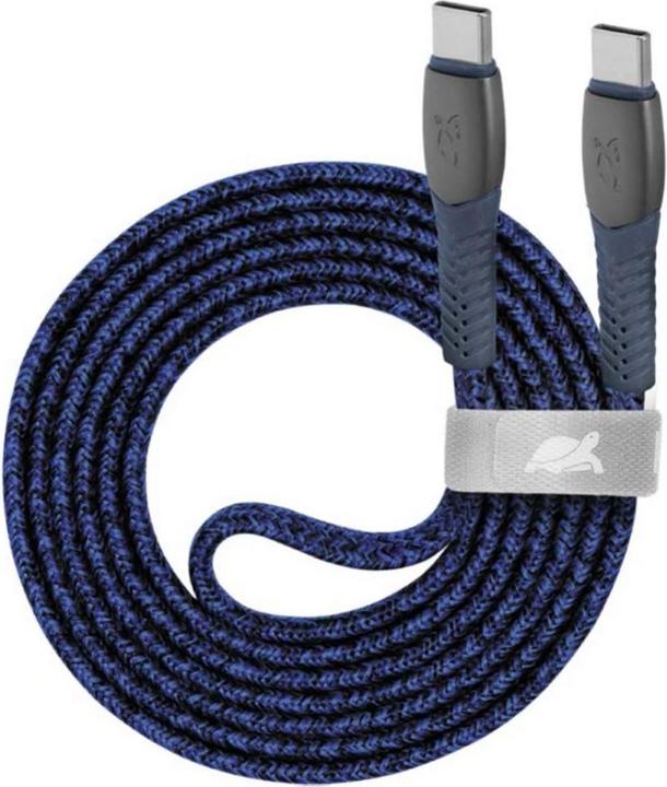 Rivacase CÂBLE USB-C VERS USB-C /BLUE PS6105 BL12 (1.20 m, USB 2.0)