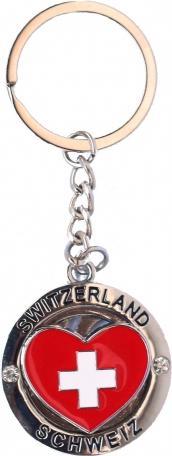 Actual product image Keyring Cross Heart