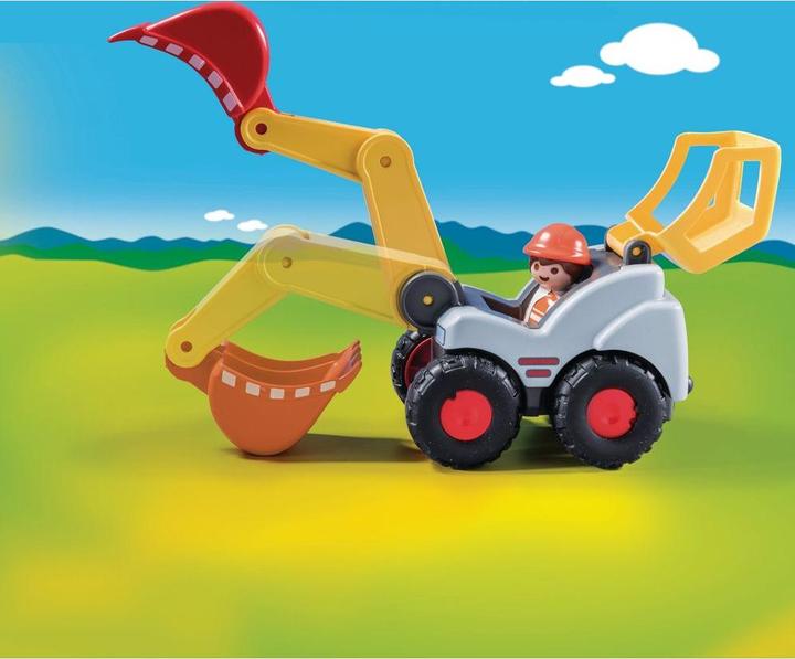 Produktbild Playmobil Schaufelbagger (70125, Playmobil 1.2.3)