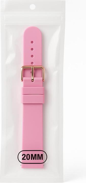 Image du produit Marka Niezdefiniowana Bracelet en silicone pour Huawei Watch GT2 / GT3 42mm - Rose (Silicone)