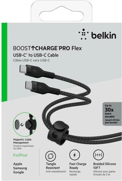 Image du produit Belkin USB C — USB C (3 m, USB 2.0, 60 W)