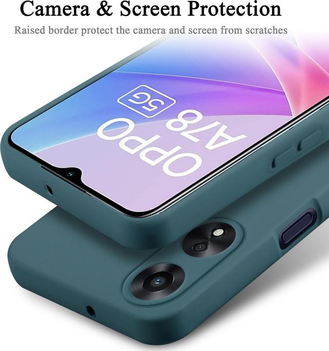 Image du produit Cadorabo Housse pour OPPO A78 5G TPU avec protection liquide en silicone (Oppo A78 5G)