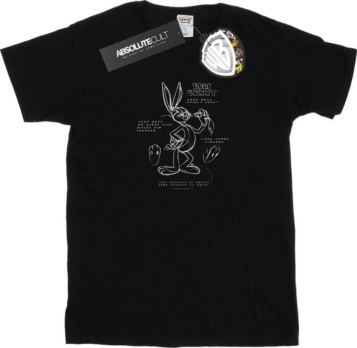 Immagine prodotto Looney Tunes Bugs Bunny Drawing Instruction Maglietta Uomo (4XL)