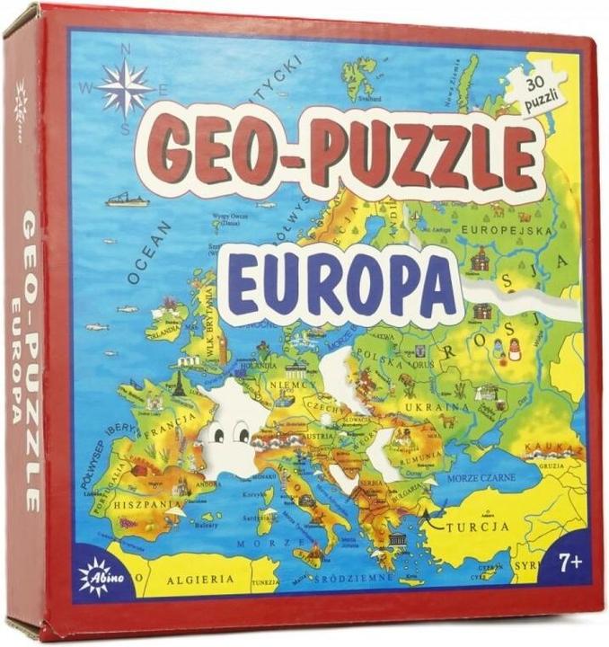 Productafbeelding Abino Geo-puzzel Europa (30 onderdelen)