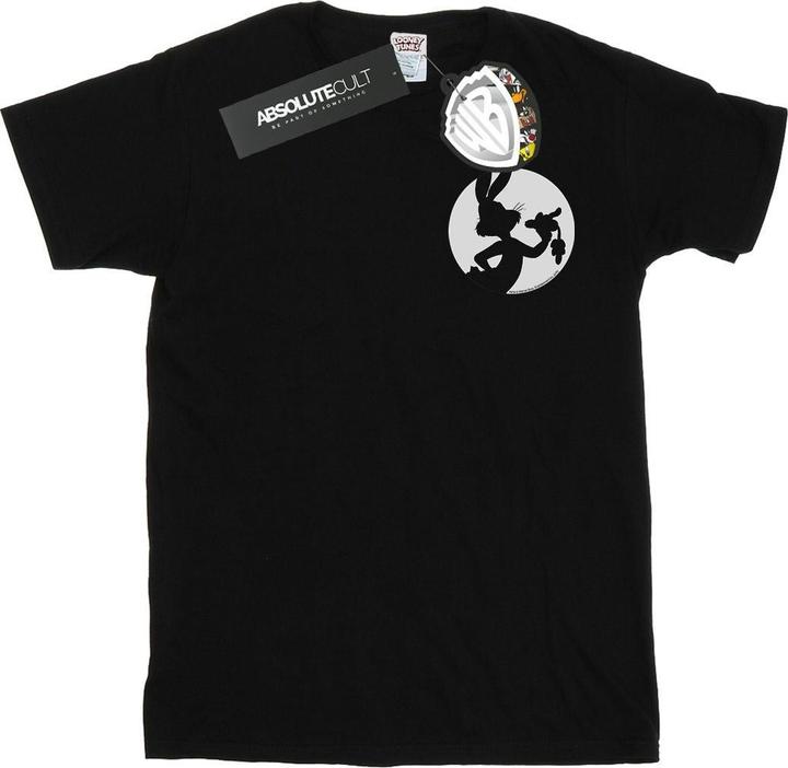 Looney Tunes Bugs Bunny Silhouette Breast Print TShirt (M)