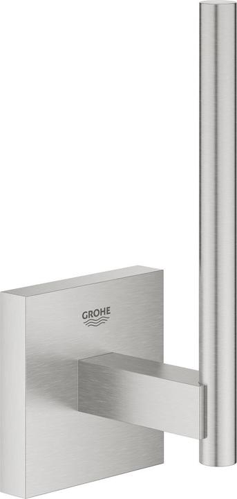 Image du produit Grohe Start Cube QuickFix Distributeur de papier toilette de réserve, adhésif, supersteel