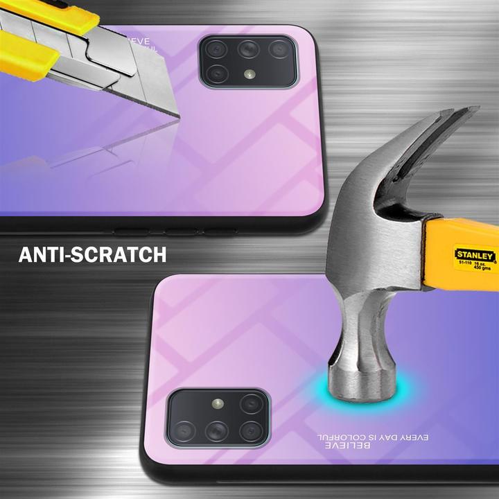 Immagine prodotto Cadorabo Copertura in vetro TPU 2 colori (Samsung Galaxy A71)